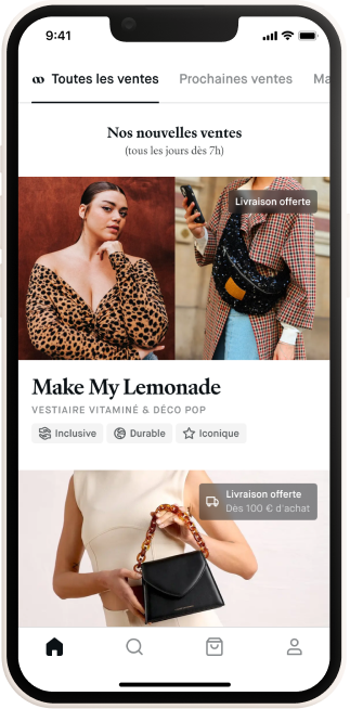 Mockup du site de Choose transformé pendant mon projet